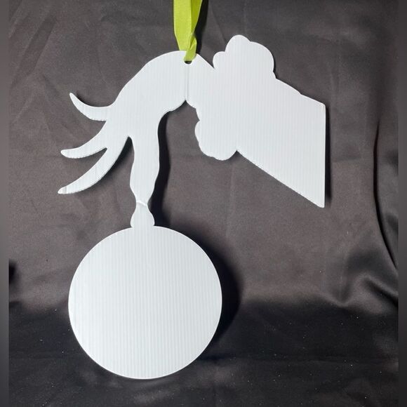🎄❤️🎄 NEW Christmas Grinch Thief Hand Large Corrugated Plastic Cut Out NWT 12”… - Picture 2 of 5